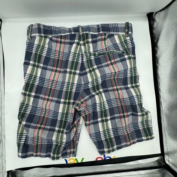 J. Crew Gap Bundle Boys Shorts Size Medium 10 Plaid Denim Gray Blue Gently Used - Picture 6 of 11
